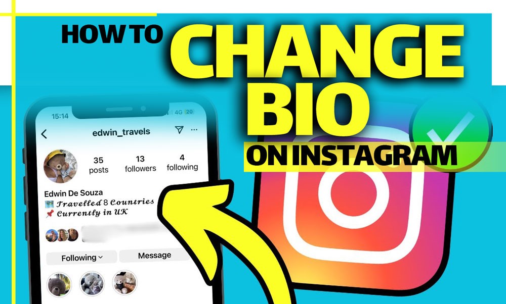 change instagram bio