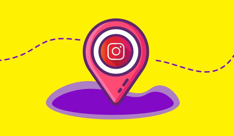 Set up custom location for Instagram posts